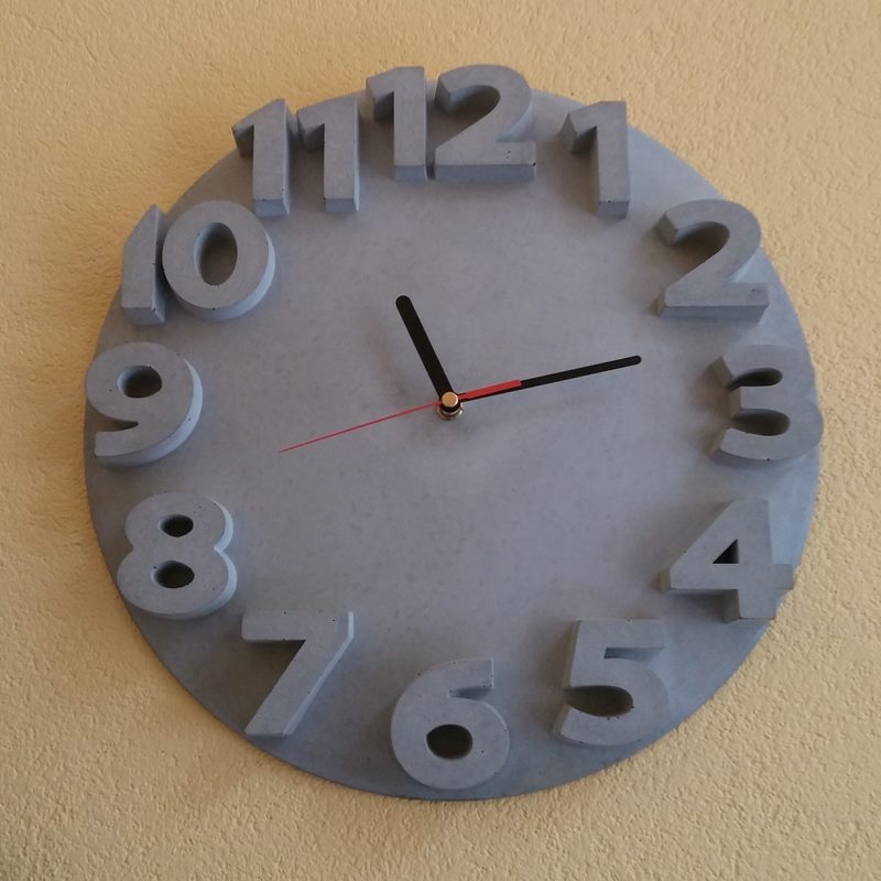 zegar betonowy