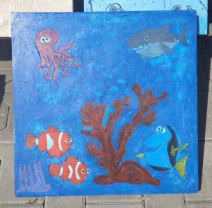 Kolorowa płytka chodnikowa - Nemo 50x50x6cm